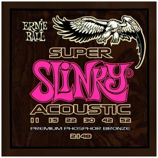 Ernie Ball - Encordoamento para Violão de Aço Super Slinky Acoustic 2148