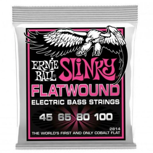 Ernie Ball - Encordoamento Super Slinky Flatwound Bass 2814