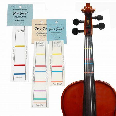 Escala Adesiva para Marcação - First Frets - Violoncelo 1/2 - Sterling Violin Enterprises