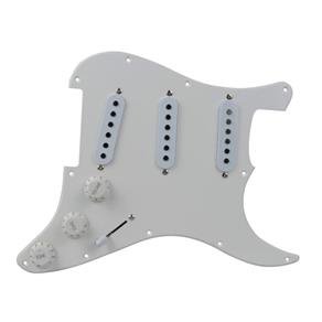 Escudo Completo Guitarra Strato Sss 3 Caps 3 Camadas Branco
