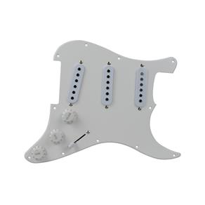 Escudo Dolphin P/ Guitarra Stratocaster C/ Parte Elétrica Branco - AC1993