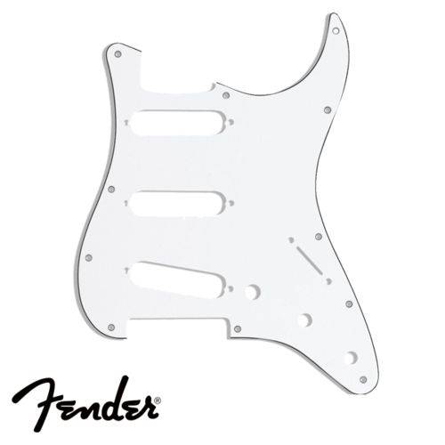 Escudo Fender Branco para Guitarra Strato SSS