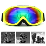 Esquiar Goggles TS-013 Lens Duplo UV400 Anti Fog Unisex Snowboard Ski Glasses