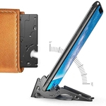 LOS Estabilizar dobrável Phone Holder Tipo de cartão de rotação portátil Conveniente lar estável Universal bolso tripé ajustável Suporte de Celular