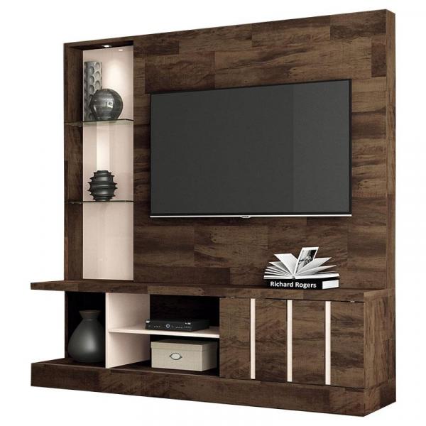 Home Theater Eleve Deck Off White HB Móveis - Hb Moveis