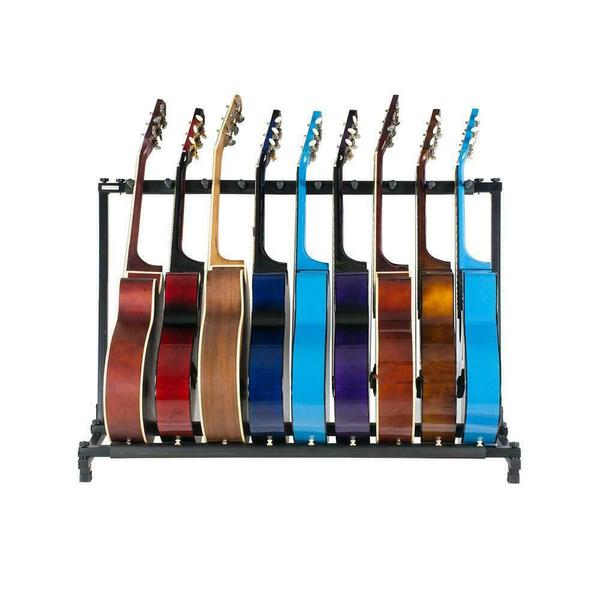 Estante Suporte Rack P/9 Instrumentos Cordas,guitarra,violão - Aj Som Acessórios Musicais
