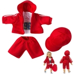 Estilo de vida Sportswear Suit Para Toy 18 Inch American Doll menina Acess¨®rio