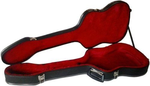 Estojo Case para Guitarra Strato Luxo Pelúcia Vermelha Fama - Fama