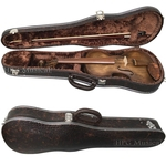 Estojo Case Violino Leilo Classic Croco Brown Style 4/4