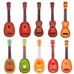 Fácil Fun Mini Ukulele Fruit guitarra Toy Instrumento Musical