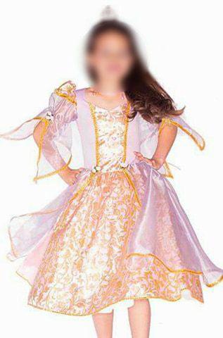 Fantasia Princesa Rapunzel Infantil - Lua de Cristal
