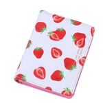 Fashion Women Cute Strawberry Fruit Cash Card Case Handbag Bag Purse Wallet WH
