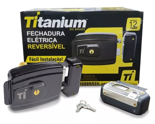 Fechadura Elétrica Reversível Titanium