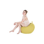 Feijão De Armazenamento Toy Bag Cor Sólida Cadeira Cobrir Sofá Beanbag Grande (enchimento Não Está Incluído) 60 X 75 Centímetros