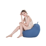 Feijão de armazenamento Toy Bag cor sólida cadeira cobrir sofá Beanbag Grande (enchimento não está incluído) 60 X 75 centímetros