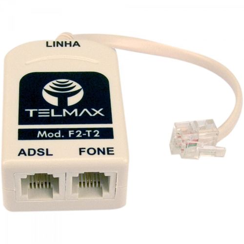 Filtro Modem Adsl 2 Saida F2t2 Telmax (4 Un)