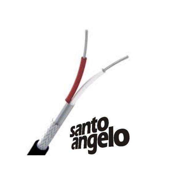 Fio Santo Angelo 2x0,30mm Sc30 Preto Balanceado