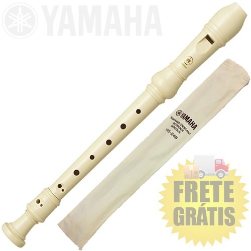 Flauta Doce Barroca Resina Abs Yrs24b Yamaha