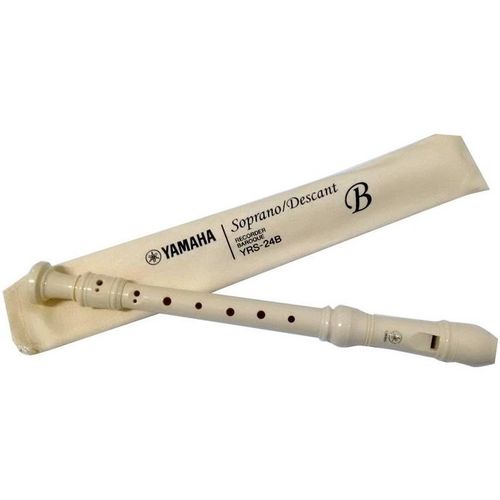 Flauta Doce Barroca Soprano em Abs C/ Estojo Yamaha Yrs24b