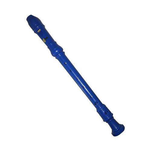 Flauta Doce CFL1BL Germânica Azul Custom Sound