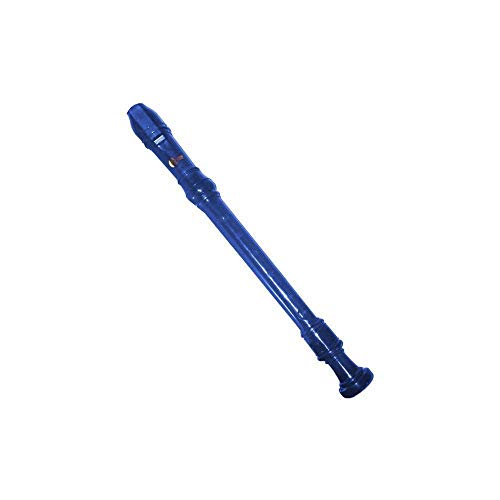 Flauta Doce CFL1TB Germânica Azul Transparente Custom Sound