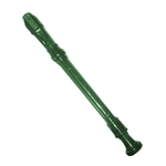 Flauta Doce CFL1TG Germânica Verde Transparente Custom Sound