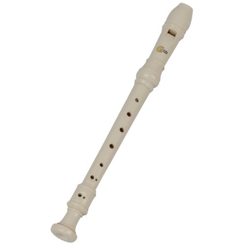 Flauta Doce Custom Sound Soprano Cfl-1 Vw Germânica Creme
