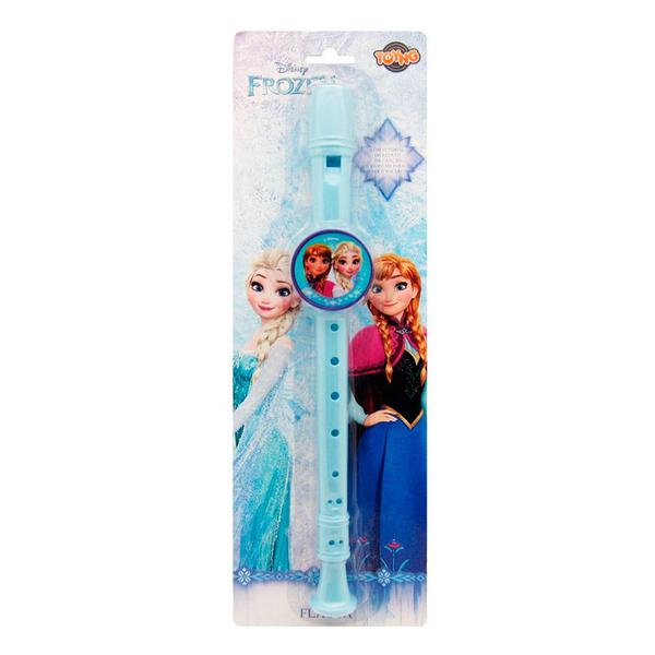 Flauta Doce - Disney Frozen - Azul Piscina - Toyng