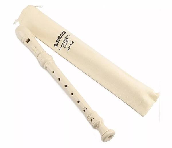Flauta Doce Soprano Barroca C (Dó) Yrs24b Yamaha Com Bag