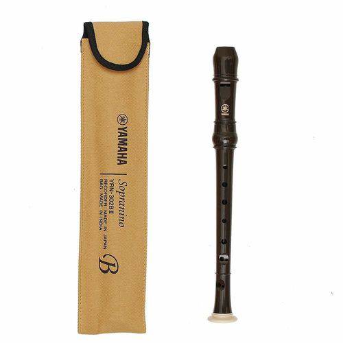 Flauta Doce Yamaha Sopranino Barroca YRN-302BIII com Bag