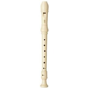 Flauta Doce Yamaha Soprano Germanica Yrs 23g Creme