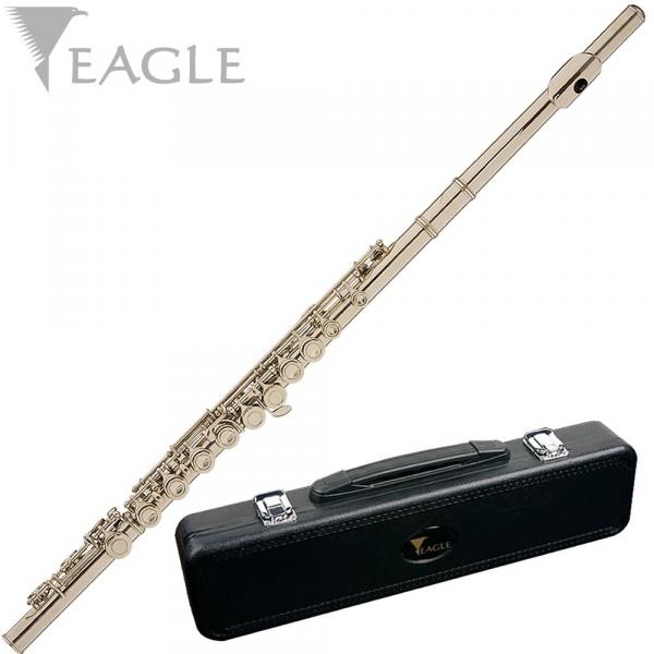 Flauta Transversal Niquelada + Case Fl03n Eagle