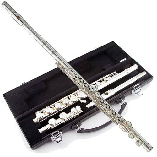 Flauta Transversal Yamaha YFL212 com Case Nota Fiscal