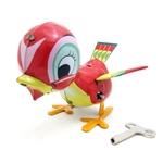 Folha de flandres Nostalgic Clockwork Cadeia Toy Fotografia Prop Little Duck