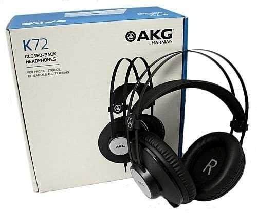 Fone de Ouvido Akg K72 - Headphone Monitor Profissional