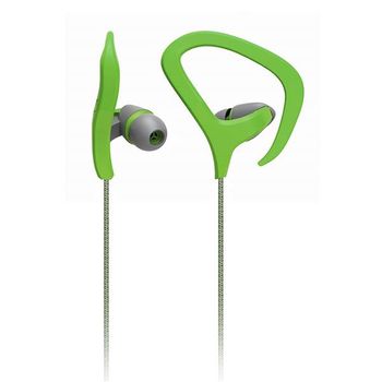 Fone de Ouvido Auricular Fitness com Microfone e Gancho de Silicone Verde Multilaser - PH165 PH165