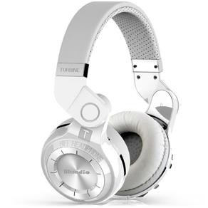 Fone de Ouvido Bluedio T2 Headset Dobrável Bluetooth (Branco)