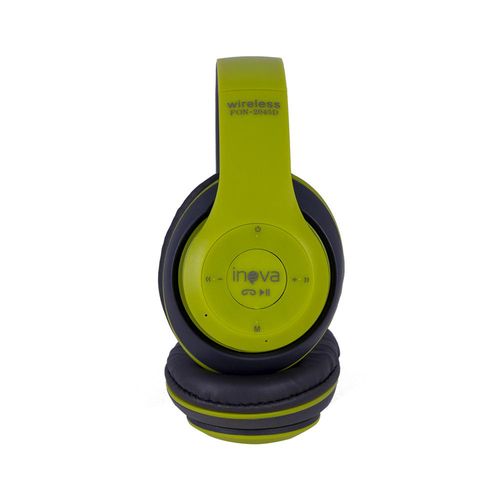 Fone de Ouvido Bluetooth com Microfone Verde Inova