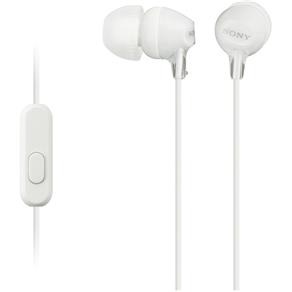 Fone de Ouvido Estéreo Intra-auricular com Microfone Mdrex15ap Branco Sony
