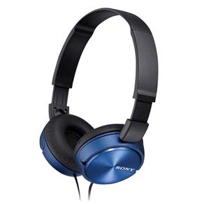 Fone de Ouvido Estéreo Sony MDRZX310AP com Microfone - Azul