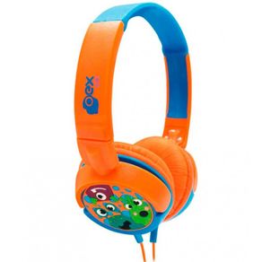 Fone de Ouvido Headphone BOO! OEX HP301 Laranja e Azul
