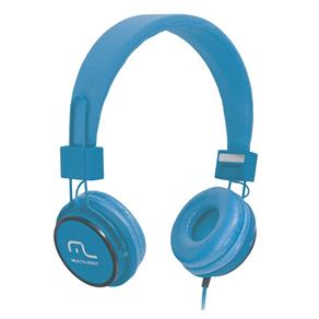 Fone de Ouvido Headphone Fun Haste Ajustável Azul PH089 - Multilaser