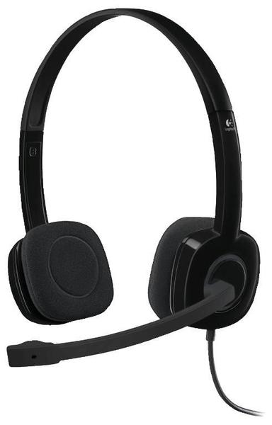 Fone de Ouvido Headset Logitech H151 Stereo Preto