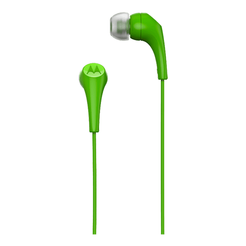 Fone de Ouvido Motorola Estereo Earbuds 2, Intra-auricular com Microfone Verde Limão