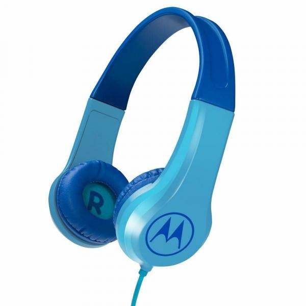 Fone de Ouvido Motorola Squad 200 Kids com Fio - Azul