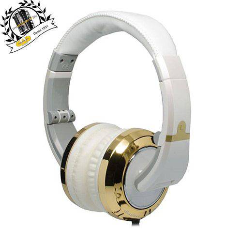 Fone de Ouvido para Estúdio Mh-510gd - Cad Áudio (Ouro/Branco)