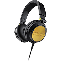 Tamanhos, Medidas e Dimensões do produto Fone de Ouvido Philips Headphone Preto com Dourado - Over Ear