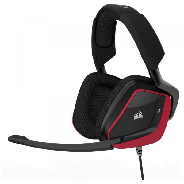Fone Headset Corsair Premium Gaming Void Pro Surround Dolby 7.1 - Vermelho