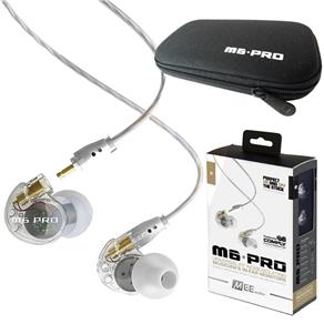 Fone Ponto Monitor Retorno de Ouvido M6 PRO Mee Audio Branco