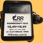 Fonte 18,4v Para Soundcraft Spirit Fx16 Mixer Hb0166